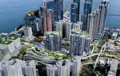 香港高铁西九龙总站TOD封顶 / Zaha Hadid Architects